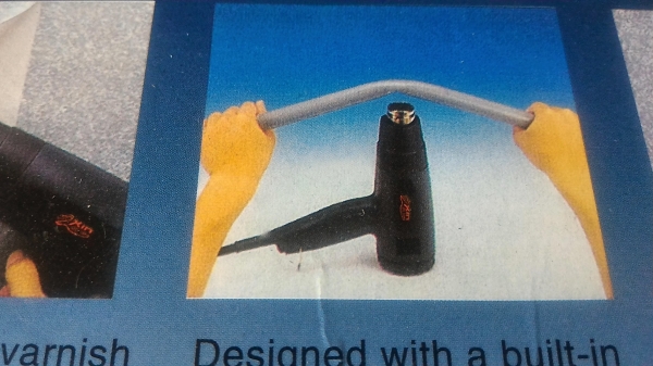 ปืนเป่าลมร้อน ZXIN ขนาด 1700 W. ของใหม่พร้อมใช้ มีหัวบังคับลมให้สองแบบ