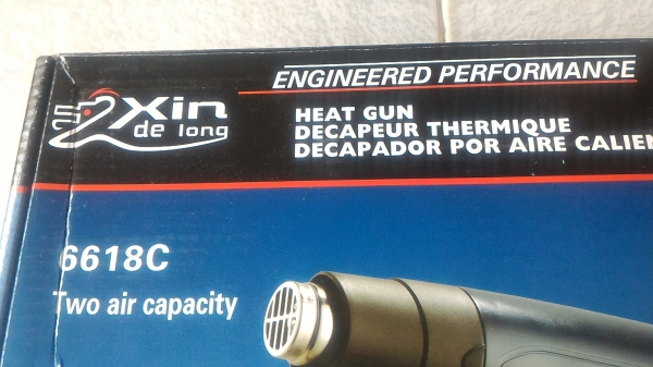 ปืนเป่าลมร้อน ZXIN ขนาด 1700 W. ของใหม่พร้อมใช้ มีหัวบังคับลมให้สองแบบ