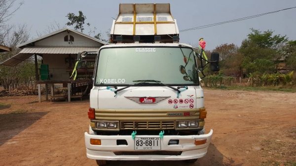 ขาย 6 ล้อดั้ม HINO KL340 เครื่อง EH100 150 แรงม้า คัสซีสวย เฟืองท้าย FUSO สโลว์อินเตอร์  พวงมาลัยพาวเวอร์ ทะเบียนพร้อมครับ