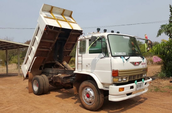 ขาย 6 ล้อดั้ม HINO KL340 เครื่อง EH100 150 แรงม้า คัสซีสวย เฟืองท้าย FUSO สโลว์อินเตอร์  พวงมาลัยพาวเวอร์ ทะเบียนพร้อมครับ