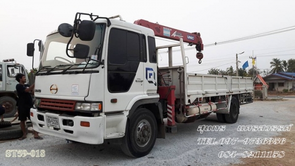 ขายด่วน รถบรรทุก 6 ล้อ HINO PROFER 215 เเรง เครน  5 ตัน  6 เหลี่ยม 4 ตอน  สภาพสวยพร้อมใช้งาน ราคาสุดคุ้ม