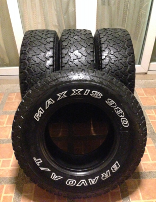 ยาง All Maxxis AT980 ตัวใหม่ 265 75 16 ปี14 ดอกเยอะ ไม่มีปะ ใช้กันยาว ราคาไม่แพง