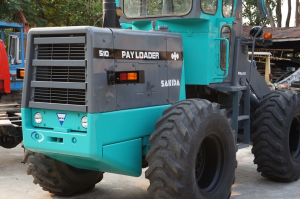 ขายรถตัก KOMUTSU 510 เก่านอก ต่อแขนและขยายบุ้งกี๋แล้ว