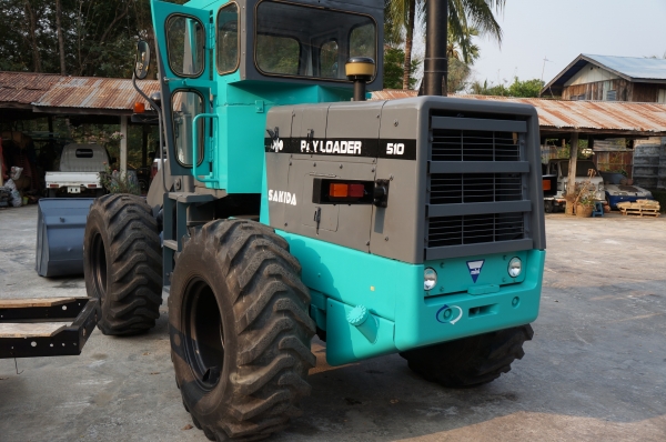 ขายรถตัก KOMUTSU 510 เก่านอก ต่อแขนและขยายบุ้งกี๋แล้ว