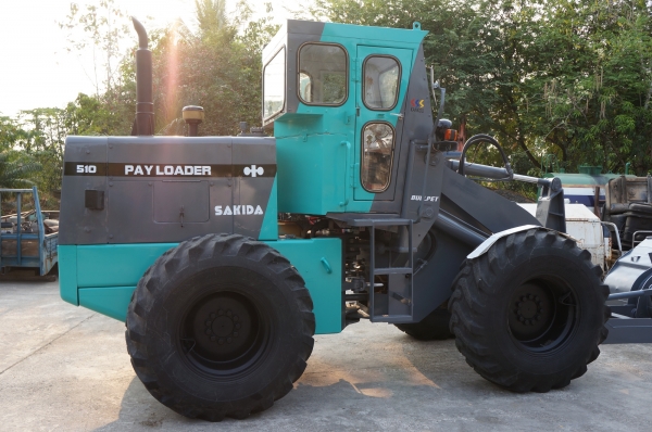ขายรถตัก KOMUTSU 510 เก่านอก ต่อแขนและขยายบุ้งกี๋แล้ว