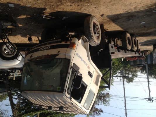 อีซูซุ JCM 10 ล้อ 2 เพลา หัว Rocky พื้นเรียบ ไม่มีเอกสารโอน เอาไปทำอะไหล่