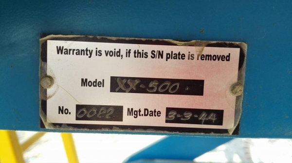 X-ลิฟท์โดยสารเคลื่อนที่ TMC 500 kg. ยกสูง 5 เมตร มอเตอร์ Mitsubishi 3 HP. ไฟบ้าน 220V รีโมทอุปกรณ์ครบ สภาพกริ้บ 95\% มาเทสก่อนได้