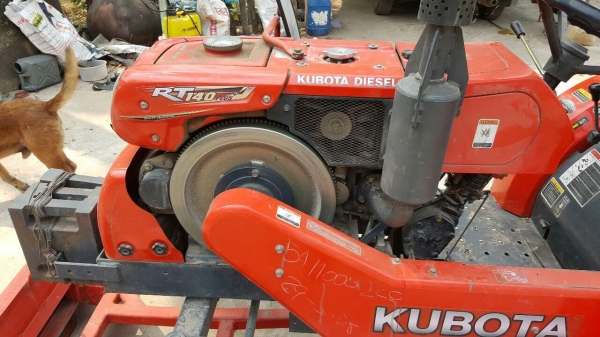 ขาย รถไถ KUBOTA KRT 140 เอกสารเล่มทะเบียนครบ อุปกรณ์มีผานดันหน้า และผาน 3