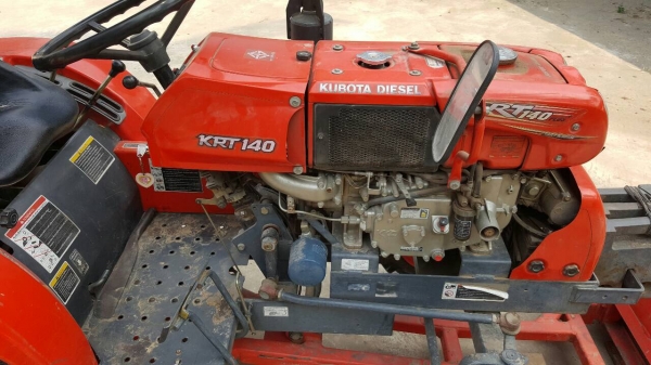 ขาย รถไถ KUBOTA KRT 140 เอกสารเล่มทะเบียนครบ อุปกรณ์มีผานดันหน้า และผาน 3