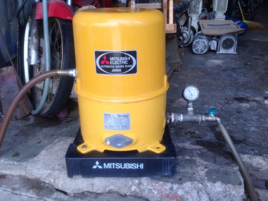 ขายปั้มน้ำอัตโนมัติ mitsubishi 150W สภาพสวย วิ่งนิ่ม ตรวจเช็คแรงดันเรียบร้อย ไม่มีรั่วซึม พร้อมใช้งาน