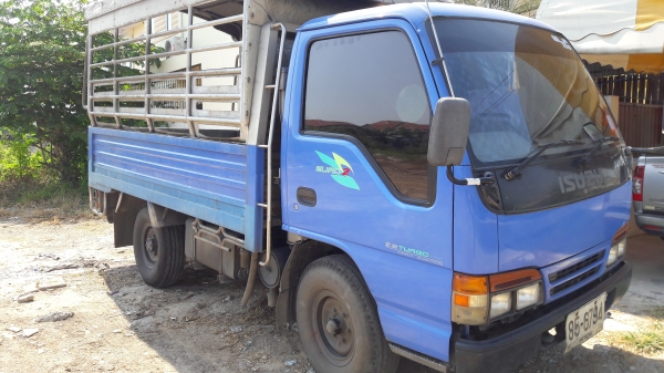 ขายสี่ล้อห้าง ISUZU NKRหัวการ์ตูน เดิมดีเซล100แรง กะบะสแตนเลส รถสวยมือเดียว