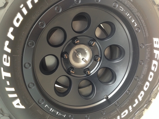 ขายล้อ lenso max1 16x9 +ยางbf ko2.  265/70/16 ใส่2อาทิตย์