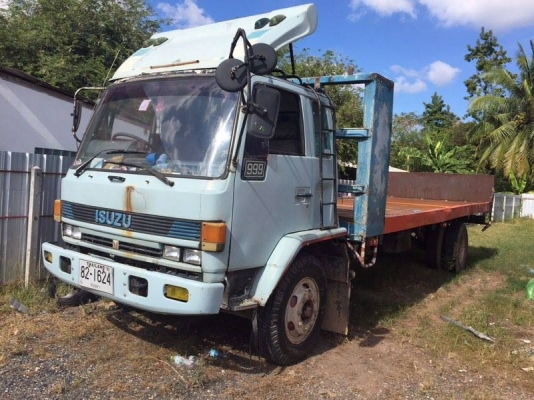 6 ล้อพื้นเรียบยาว 7.20 เมตร ISUZU 165 แรง รถประกอบนอก เล่มพร้อม