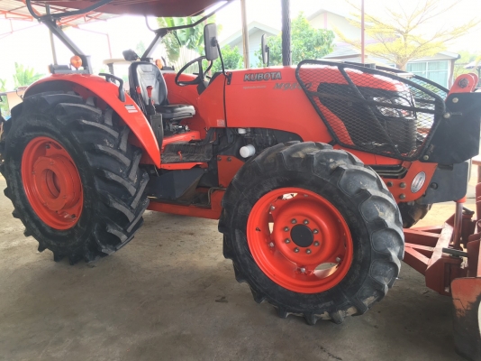 ** ราคา 870,000 ** KUBOTA M9540  รถเดิมทั้งคัน สีเดิม ยางเดิม เครื่องเดิม ไม่เคยทำ รถ 900 ชม.เท่านั้น.. โทร 062 387-4789