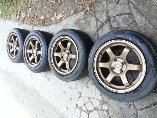 ขอบ15 te37 พร้อมยางปี13