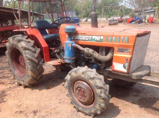 แทรกเตอร์คูโบต้า 26 แรงโฟวิลใช้งานได้เลยแถมโรตารี่ให้ด้วย