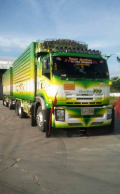 สิบล้อพ่วง อีซูซุ 360ปี54 แม่ลูก 3คาน ดั้มค็อกเกษตร สภาพนางฟ้าสวยจัดพร้อมใช้งาน ทะเบียนพร้อมโอน