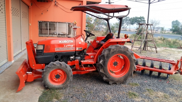 จองเรียบร้อยครับคูโบต้าL3408แถมอุปกรณ์ดันดินหน้า+ผาน6ตราช้าง ครับ