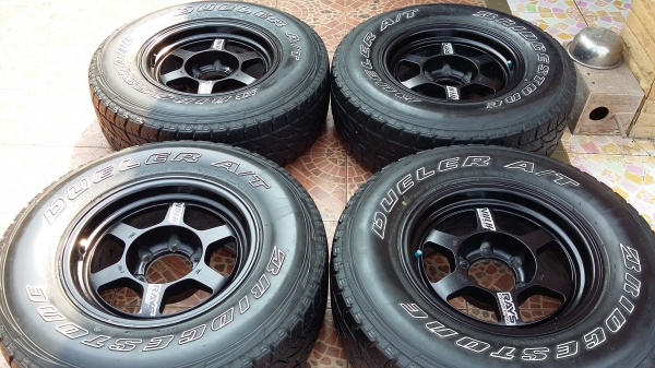 ขายล้อ te37 ขอบ 16 พร้อมยาง   265/70/16