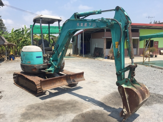 ขายรถแบคโฮKobelcoรุ่นSK30SR-2นำเข้าญี่ปุ่นไม่เคยใช้งานในไทยเอกสารพร้อม แทร็กเหล็กมีลายกระแทก ปั้มนิ้วทำงานไวสภาพดีพร้อมใช้งาน