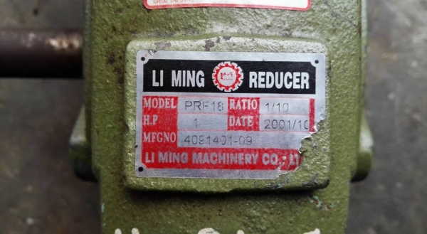 ** ขายแล้วครับ!! ** เกียร์ทด Li ming พร้อมมอเตอร์ 1 HP 380V ทด 1:10 สภาพสวย วิ่งเงียบพร้อมใช้งาน