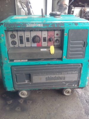 เครื่องเชื่อมสนาม+ปั่นไฟ shindaiwa