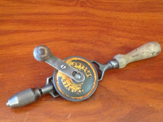 ขายสว่านมือหมุน Vintage Stanley England 12"