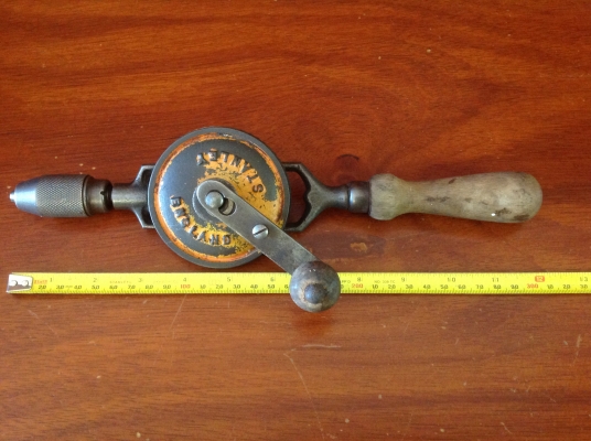 ขายสว่านมือหมุน Vintage Stanley England 12" ขายสว่านมือหมุน Vintage Stanley England 12"