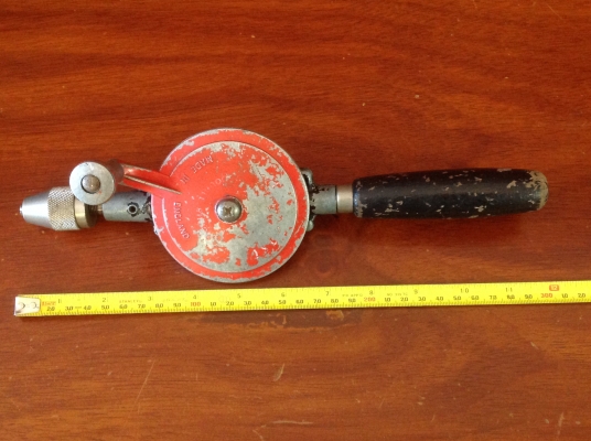 ขายสว่านมือหมุน Vintage England 12"