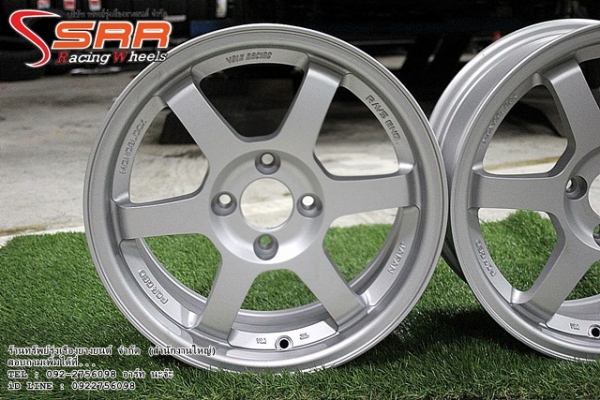 ล้อแม็กซ์ TE37 PARODI  ขอบ15  กว้าง7 นิ้ว (ปั๊มครบ)