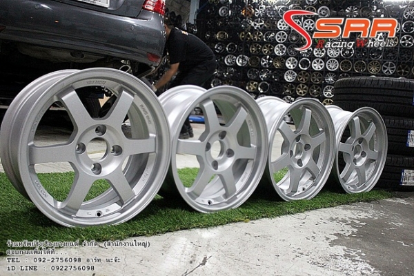 ล้อแม็กซ์ TE37 PARODI  ขอบ15  กว้าง7 นิ้ว (ปั๊มครบ)