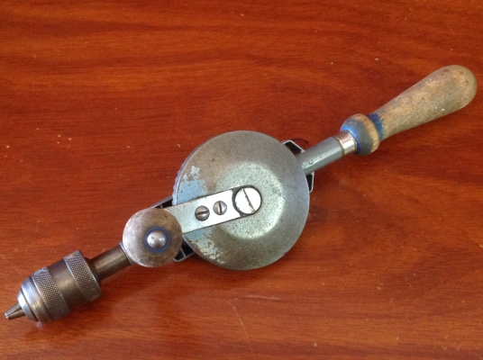 ขายสว่านมือหมุน Vintage Footprint by Sheffield England 13" no.150