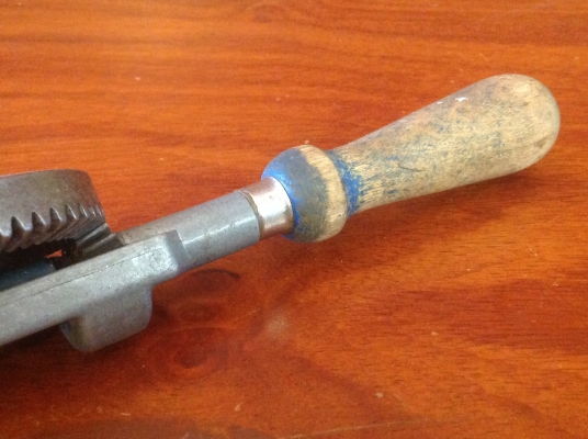 ขายสว่านมือหมุน Vintage Footprint by Sheffield England 13" no.150