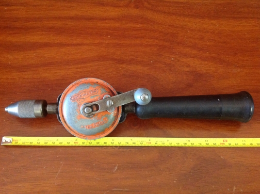 ขายสว่านมือหมุน Vintage Carrington "The Robin" England 13"