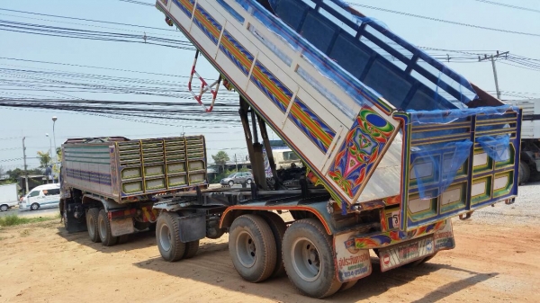 ขายรถพ่วง ISUZU EURO1 เครื่อง 270 แรง ปี แม่ลูกดัมพ์มิเนียม ลูก 3 เพลายัด ยางเต็ม ทะเบียนพร้อม ขายรถพ่วง ISUZU EURO1 เครื่อง 270 แรง ปี แม่ลูกดัมพ์มิเนียม ลูก 3 เพลายัด ยางเต็ม ทะเบียนพร้อม