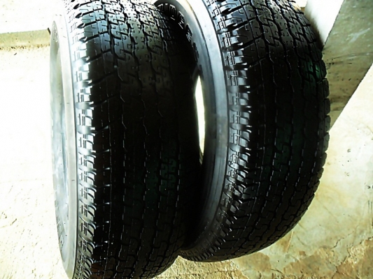 ยางกระบะสูงขอบ16  บริดสโตน265-70-R16 ลงพื้นปี15 (2เส้น2,800)