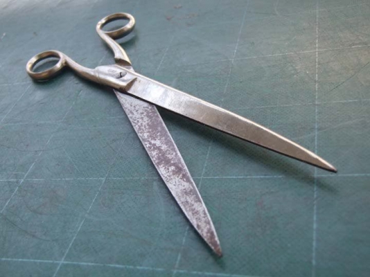 ขายกรรไกรเยอรมันงานเก่าสภาพดียาว10" STAHL Germany.