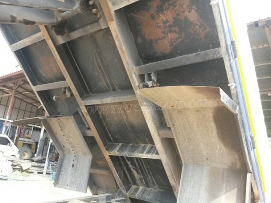 รถบรรทุก 6 ล้อดัมพ์ HINO MEGA ขนาด 150 แรงม้า กระบะดั๊มสามมิตร