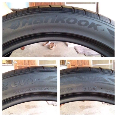 ขายยาง hankook V12 215 45 17 ปี13 ดอกหนา90\%สภาพสวยไม่บวมไม่ปะไม่มีแตกลายงา 1คู่ ราคา2600บาท รับประกันยางทุกเส้นยินดีคืนเงิน โทร0924462525โส กทม ขายยาง hankook V12 215 45 17 ปี13 ดอกหนา90\%สภาพสวยไม่บวมไม่ปะไม่มีแตกลายงา 1คู่ ราคา2600บาท รับประกันยางทุกเส้นยินดีคืนเงิน โทร0924462525โส กทม