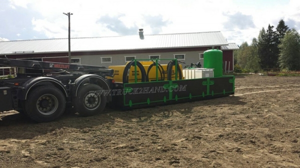 รถบรรทุกติดเครน+สไลด์ 10 ล้อ ยี่ห้อ MAN   รุ่นปี 1998