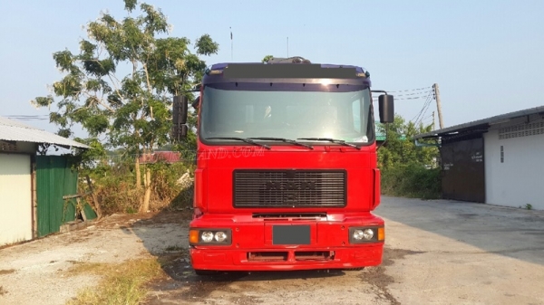 รถบรรทุกติดเครน+สไลด์ 10 ล้อ ยี่ห้อ MAN   รุ่นปี 1998