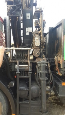 รถบรรทุกติดเครน+สไลด์ 10 ล้อ ยี่ห้อ MAN   รุ่นปี 1998