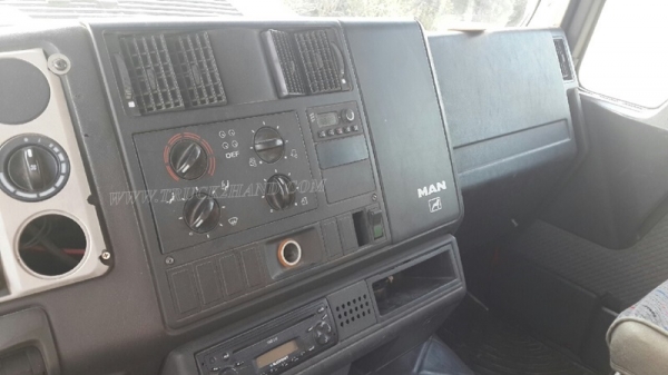 รถบรรทุกติดเครน+สไลด์ 10 ล้อ ยี่ห้อ MAN   รุ่นปี 1998