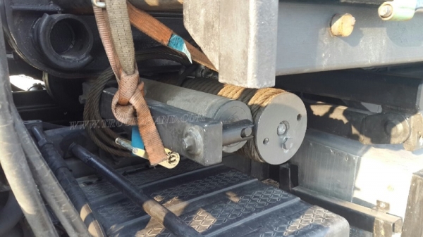 รถบรรทุกติดเครน+สไลด์ 10 ล้อ ยี่ห้อ MAN   รุ่นปี 1998