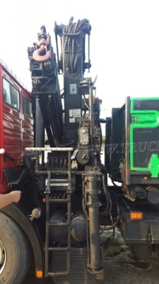 รถบรรทุกติดเครน+สไลด์ 10 ล้อ ยี่ห้อ MAN   รุ่นปี 1998