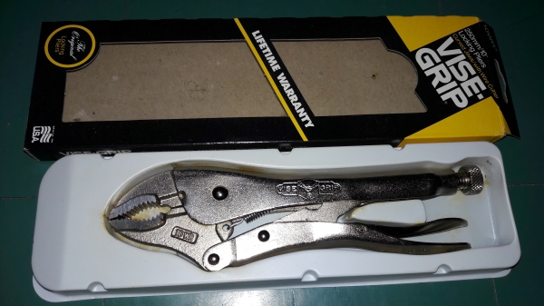 ขายคีมล็อกVISE-GRIP 10WR Made in USA.งานเก่าเก็บยี่สิบกว่าปี