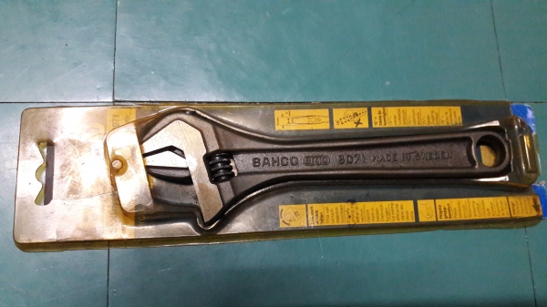ขายประแจเลื่อน BAHCO ergo8071  8" MADE IN SWEDEN.ใหม่เก่าเก็บแท้