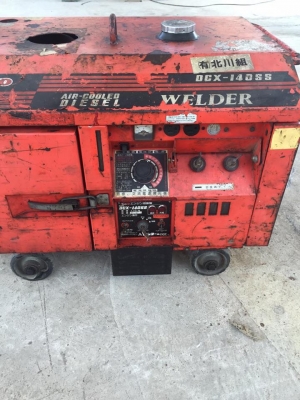 เครื่องเชื่อมภาคสนามพร้อมเครื่องปั้นไฟ Denyo DCX-140SS พร้อมใช้งาน สนใจโทร. 0818481185 0914902228