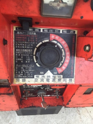 เครื่องเชื่อมภาคสนามพร้อมเครื่องปั้นไฟ Denyo DCX-140SS พร้อมใช้งาน สนใจโทร. 0818481185 0914902228