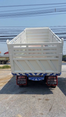 ขายรถบรรทุกสิบล้อดัมพ์ Hino mega เครื่อง 260 แรง ปี 47 กระบะดัมพ์สามมิตร ยางใหม่ รถสวยพร้อมใช้งาน